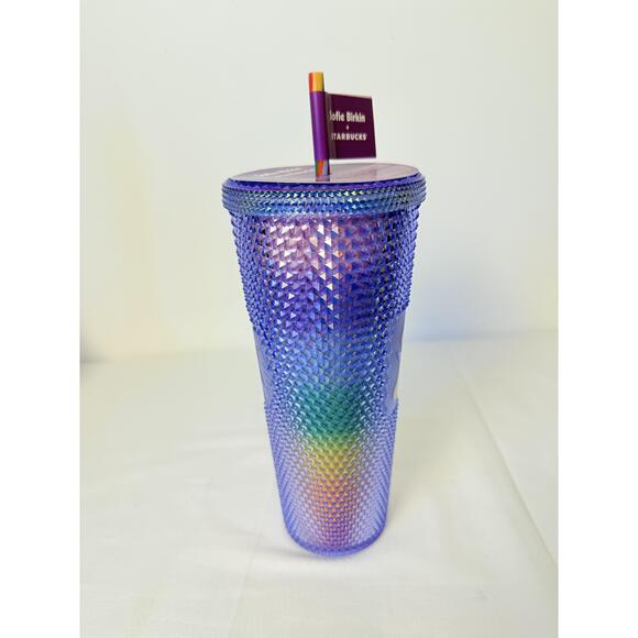 NWT Starbucks Sofie Birkin Rainbow Studded Pride Venti 24oz Tumbler - Picture 3 of 8